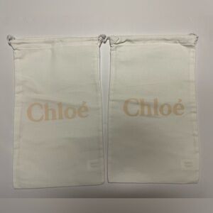 Chloé shoe storage Dust Bags bundle of 2